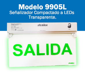 Luz de emergencia modelo 9905L